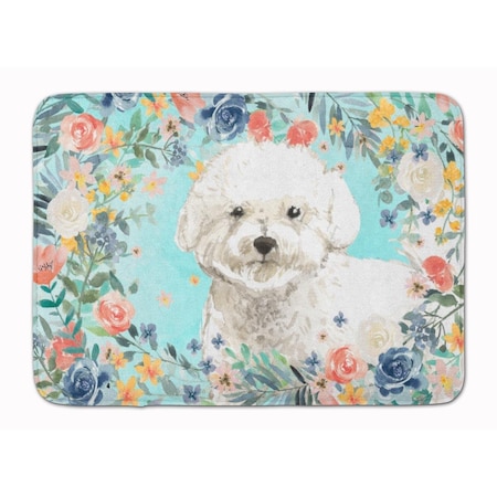 Carolines Treasures Bichon Frise Machine Washable Memory Foam Mat CK3435RUG